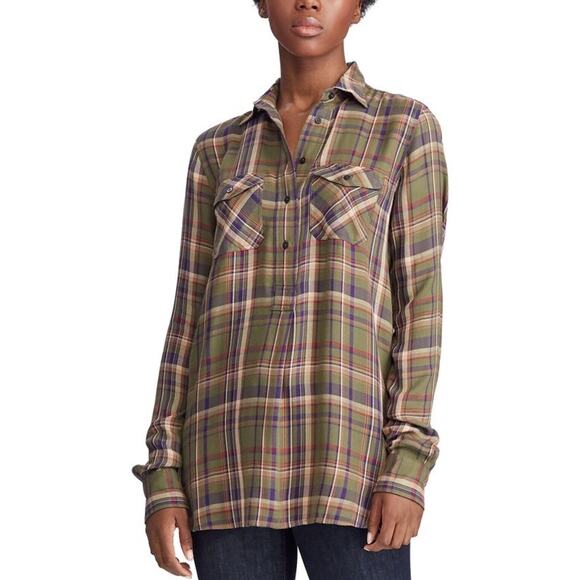 Lauren Ralph Lauren Tops - Ralph Lauren Plaid Tunic Blouse